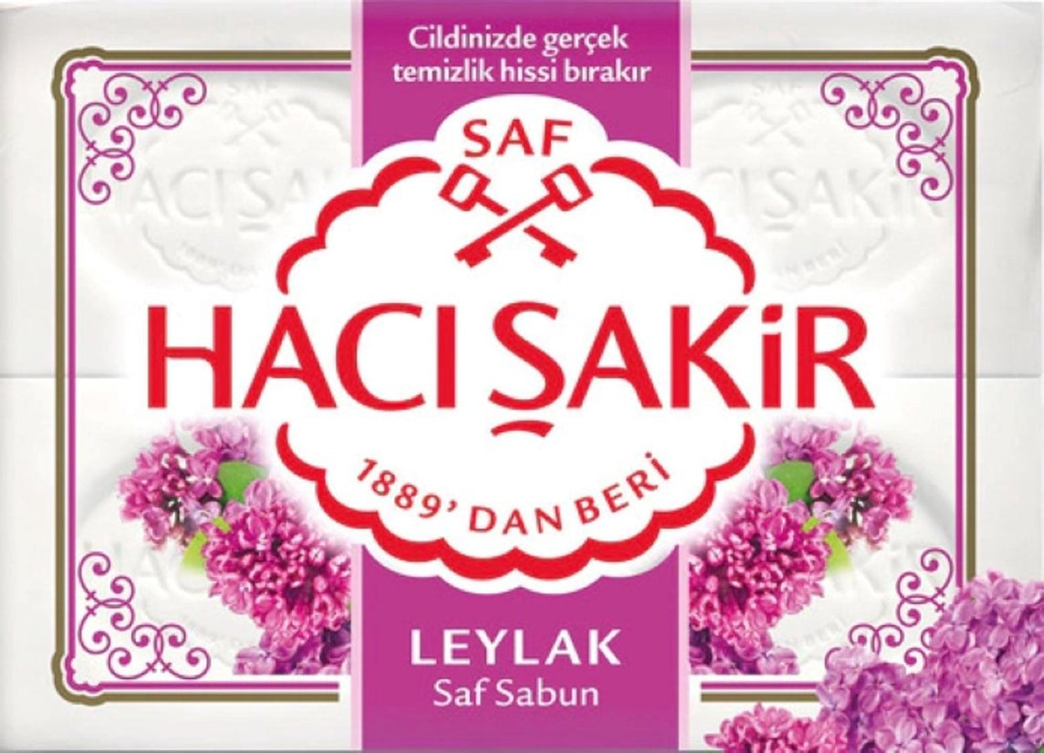 🧼 Hacı Şakir Natural Pure Soap 4x200g – Traditional Turkish Soap for Soft & Healthy Skin 🌿