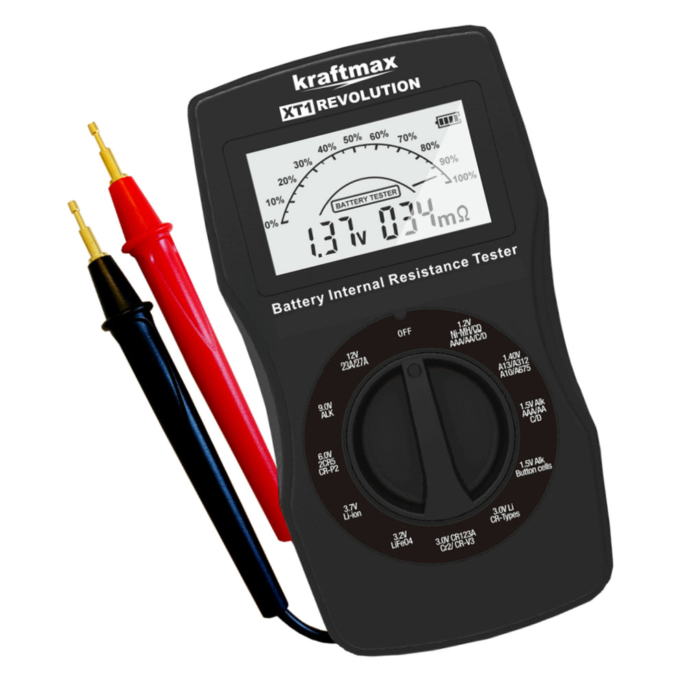 Kraftmax XT1 Batterijtester (met interne weerstandmeting)