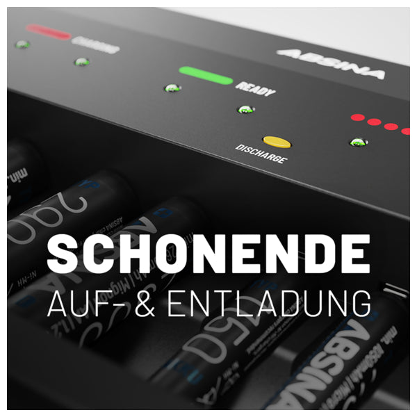 Chargeur rapide Absina 301003 (NiMH / NiCd - 9 V, AAA, AA)