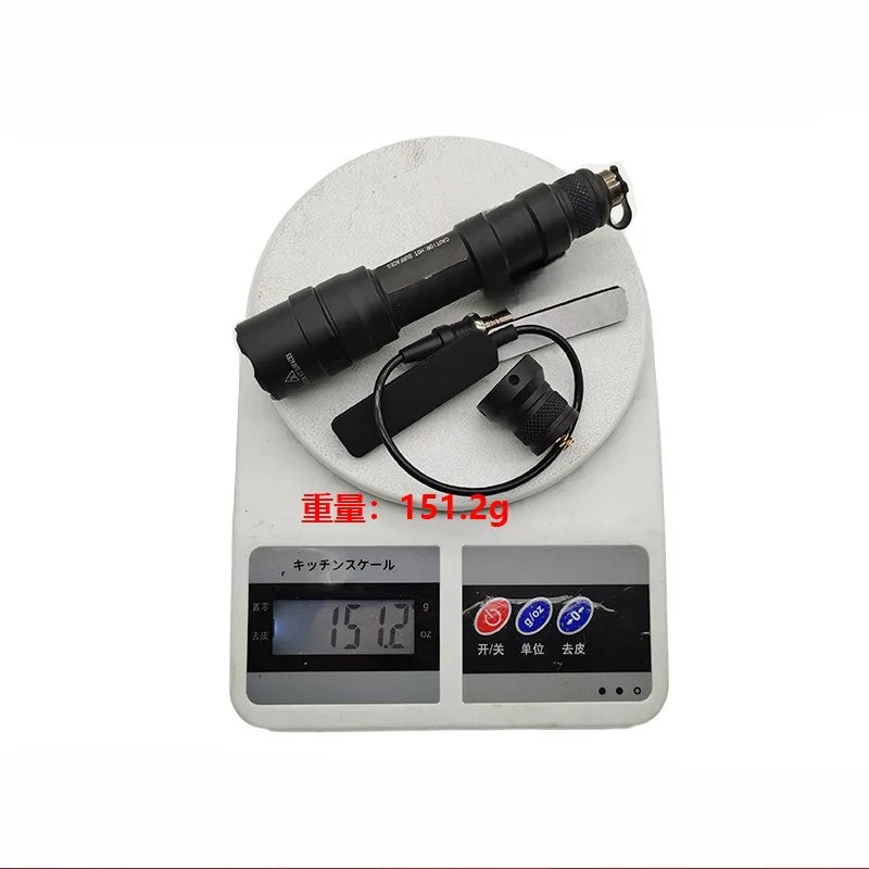 M600DF Tactische LED Zaklamp β 200 Meter Bereik β 6000K Daglicht β Aluminium Behuizing