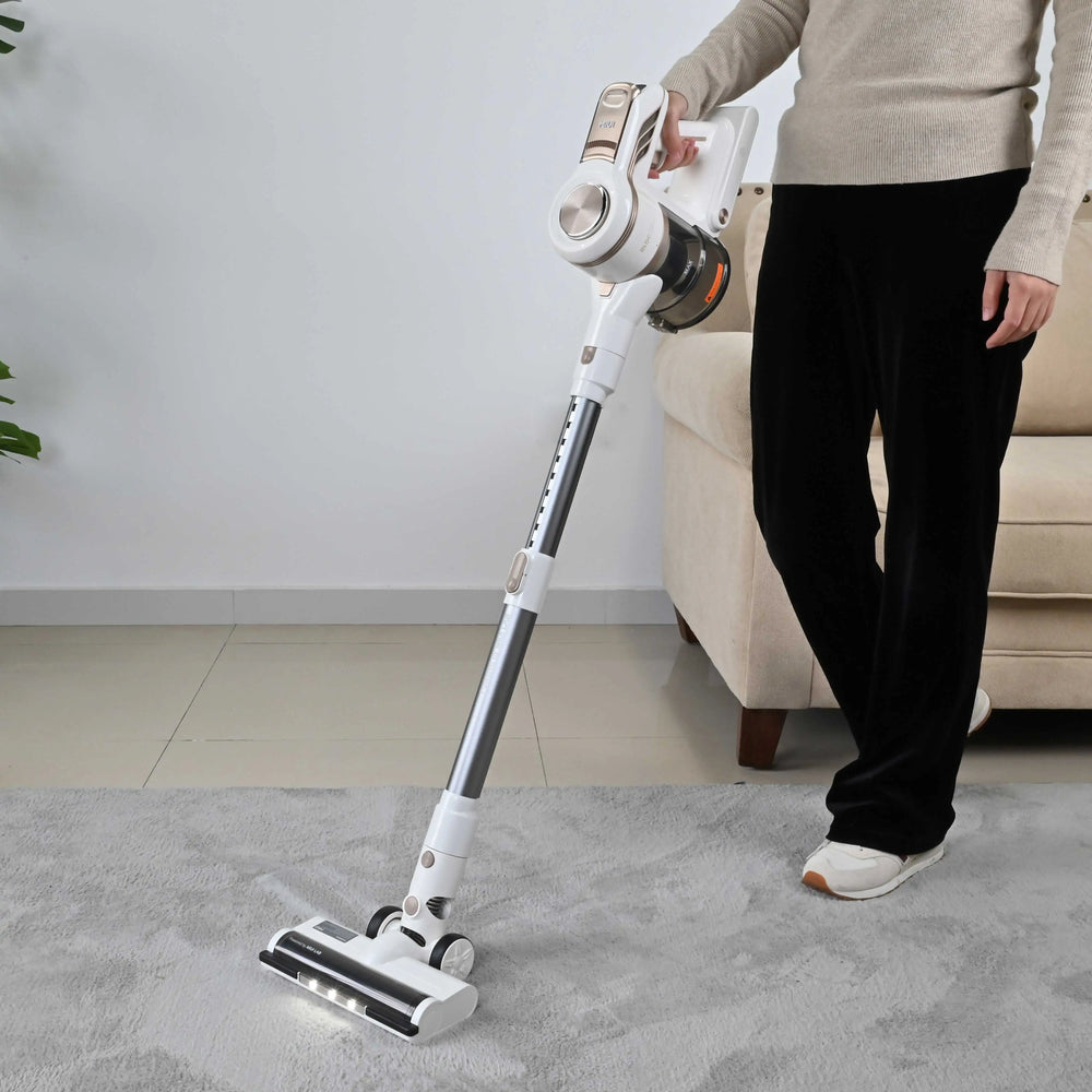 Aspirateur à main sans fil 15Kpa – Aspirateur léger avec filtre HEPA et brosse laser