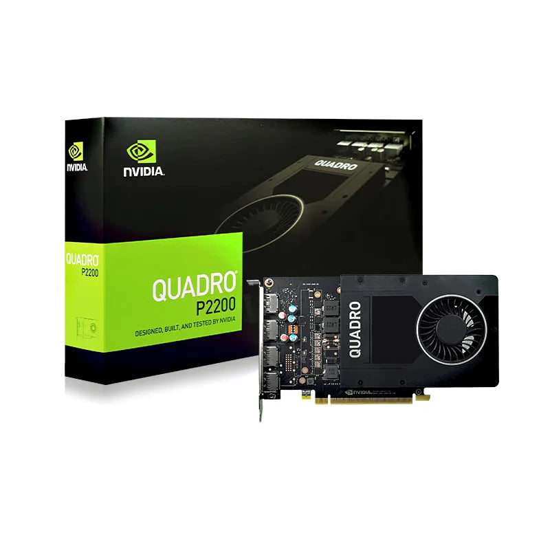 Nvidia Quadro P2200 5GB GDDR5X Grafische Kaart – Workstation GPU PCIe x16