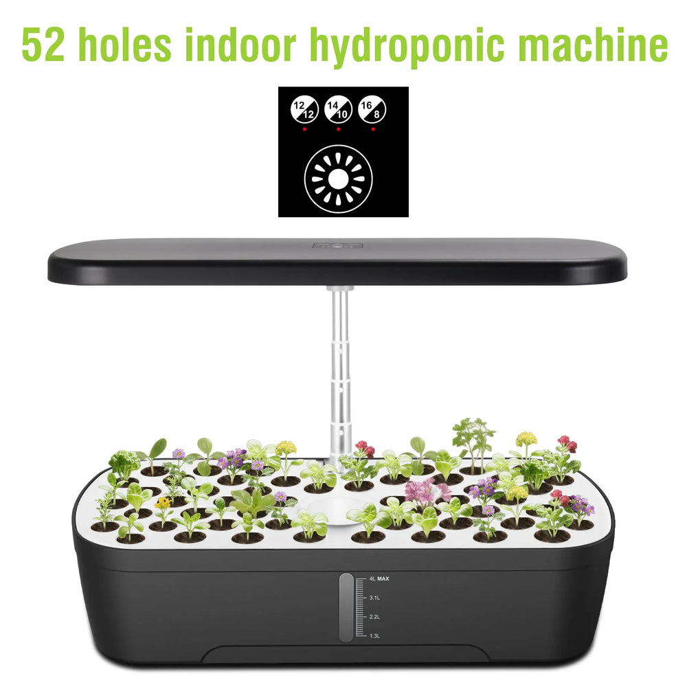 Hydroponics Kweekset 52 Pods – Slimme Indoor Kruidentuin met LED & Touch Control