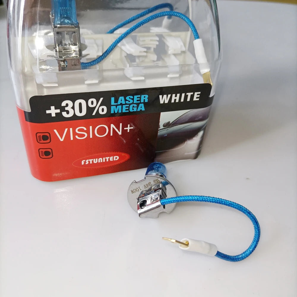 H3 Halogeen Lamp 24V 100W Cool White – Universele Autolamp – UNIMOTOR