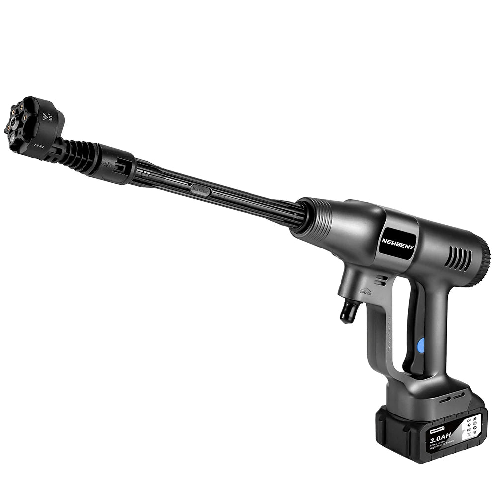 🚿 Newbeny 200 Bar Akku-Hochdruckreiniger – Bürstenloser elektrischer Wasserwerfer (18V)