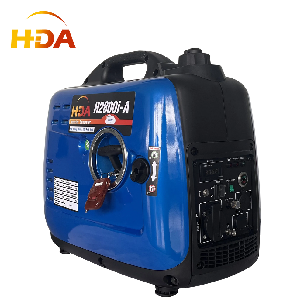⚡ HILDA 2000W Portable Silent Inverter Generator – 120V/240V Geluidsarme Benzine Generator 🔋