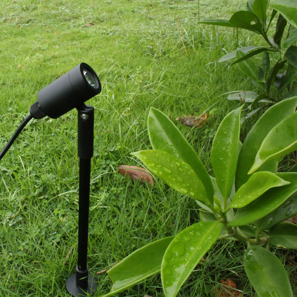 💡 Projecteur de jardin encastrable LED QACA IP67 – Lampe paysagère en aluminium 12 W (blanc chaud / blanc)