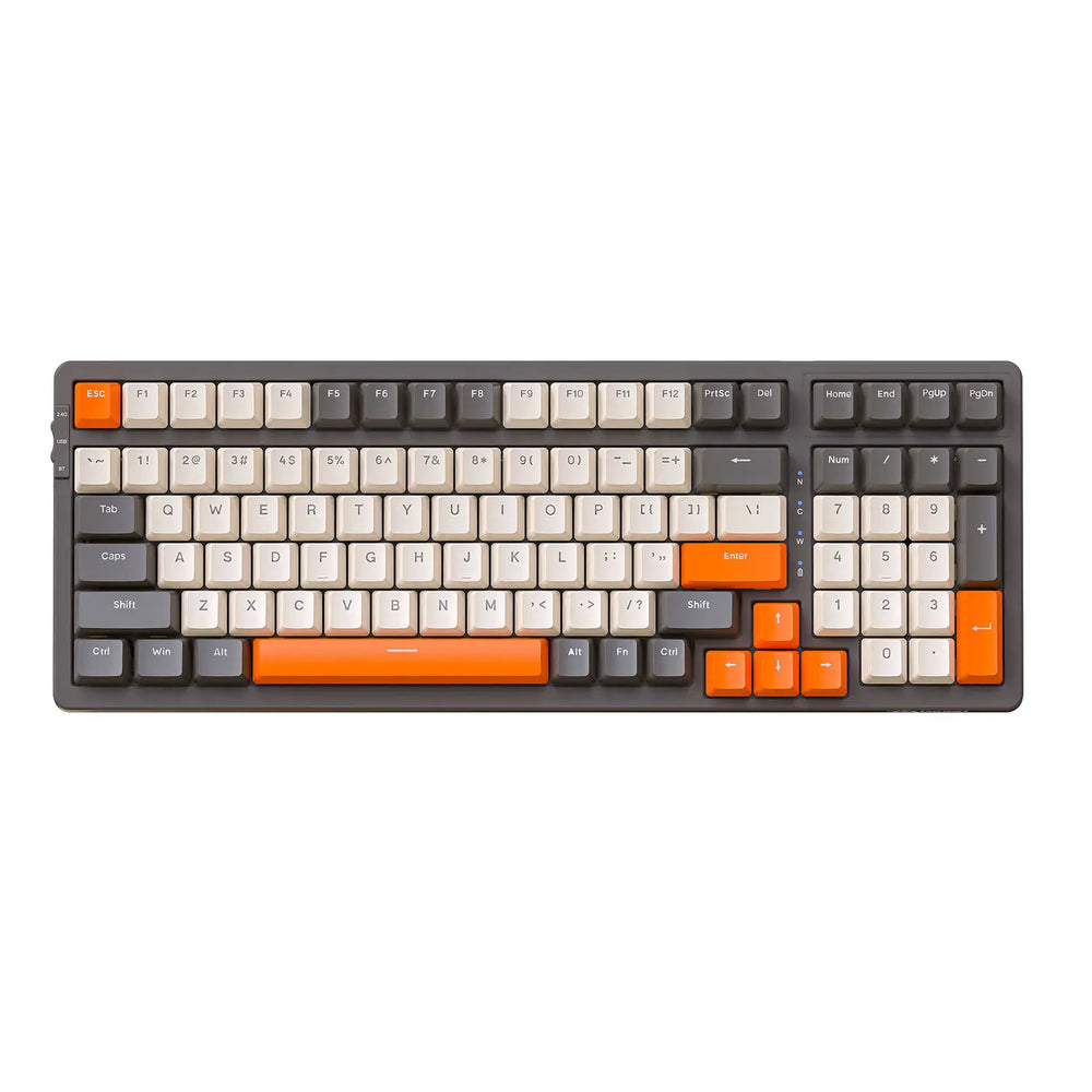 Clavier mécanique sans fil LISM K8 – Clavier de jeu mécanique sans fil avec éclairage RGB