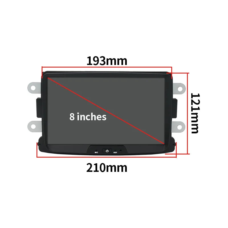 EsunWay Android 15 2DIN Autoradio – Für Renault & Dacia 2012–2019