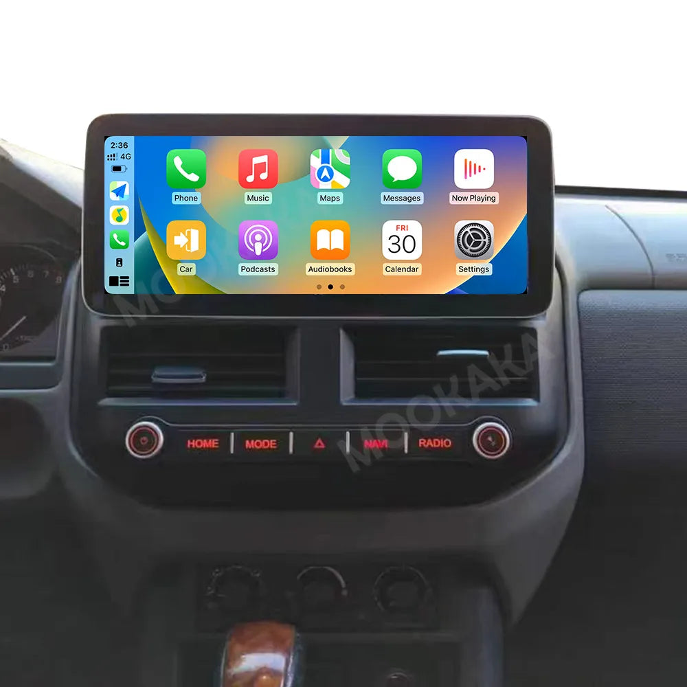MOOKAKA 12,3" Android 13 Autoradio für Mitsubishi Pajero V73 (2004–2011) – CarPlay, Android Auto & GPS-Navigation