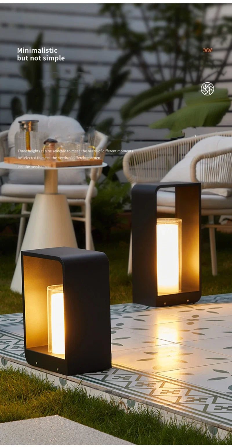 🌿 Lampe de jardin LED IISINUO – Lampe de pelouse paysagère en acier inoxydable IP65 (85-265V)