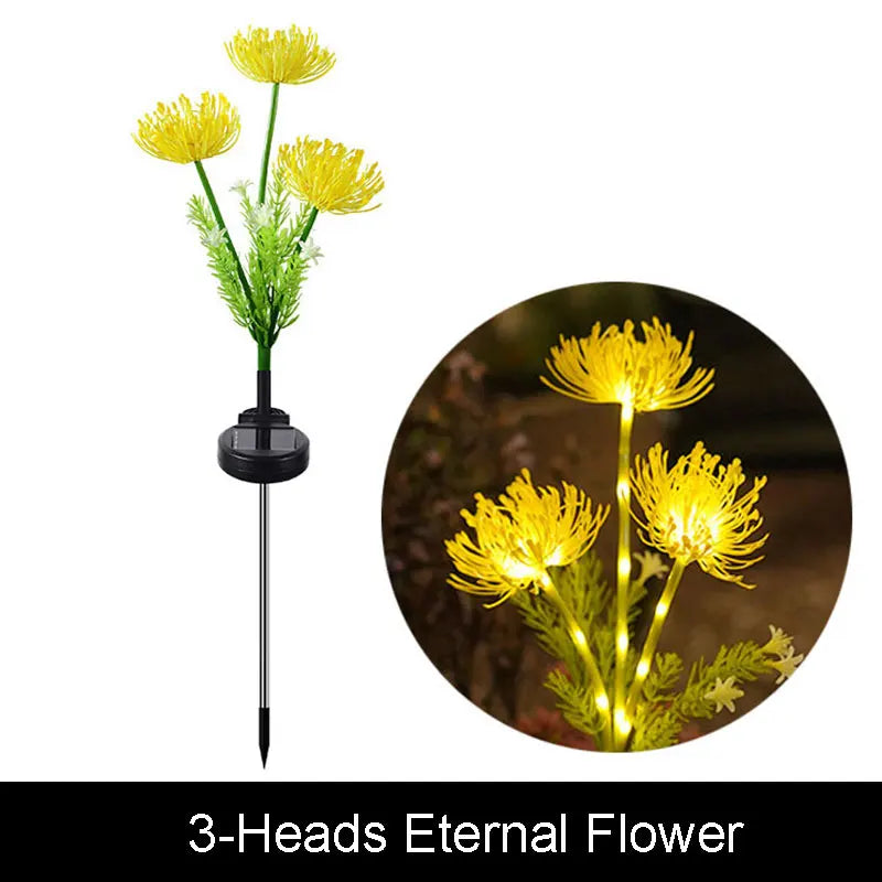 🌸 Lampe de jardin solaire LED STUXMOS en forme de fleur – Éclairage d'ambiance romantique pour le jardin et les fêtes