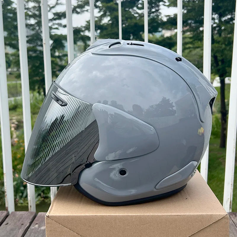 🏍️ Casque Moto Jet 3/4 – Casque Rétro Cruiser & Harley Homologué DOT/ECE