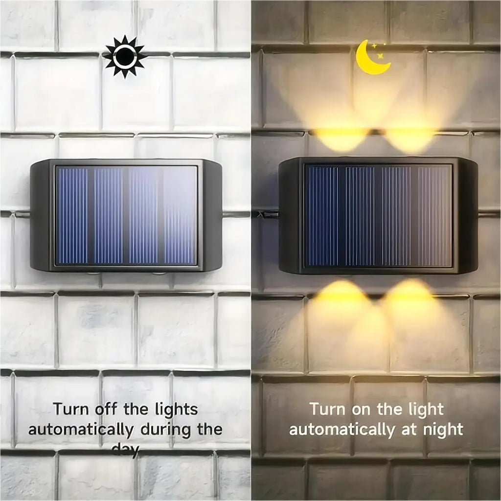 🔆 Lampe murale solaire ZHIYU à éclairage LED étanche (montée et descente)