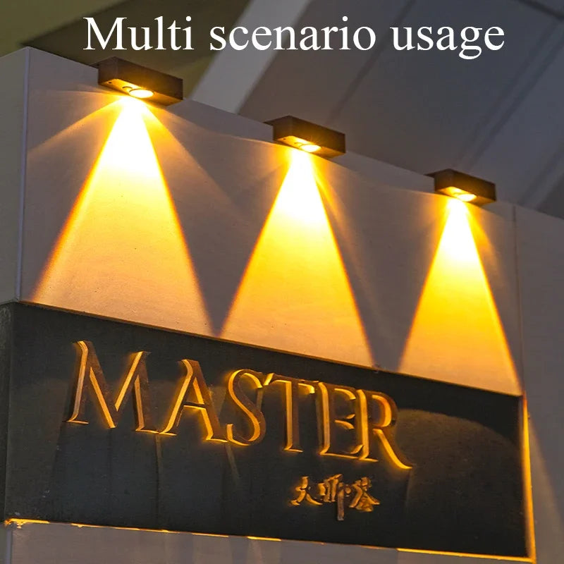 🔆 Lampe murale solaire LED JXLIGHL – Éclairage extérieur étanche IP65 (SL-718)