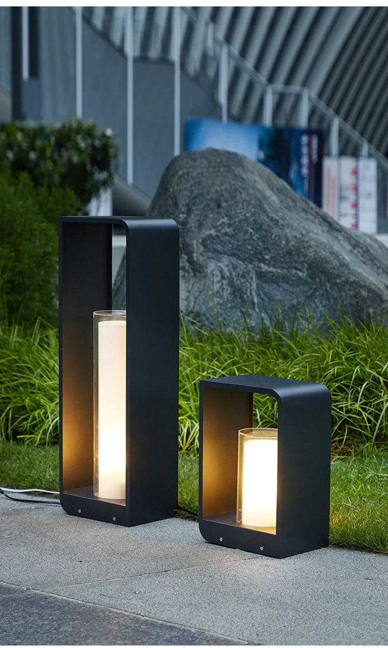 🌿 Lampe de jardin LED IISINUO – Lampe de pelouse paysagère en acier inoxydable IP65 (85-265V)