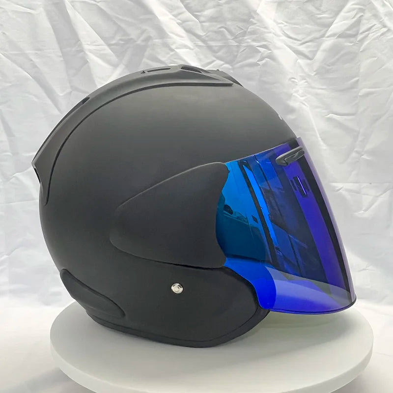 🏍️ Casque Moto Jet 3/4 – Casque Rétro Cruiser & Harley Homologué DOT/ECE