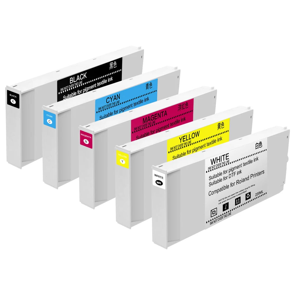 Cartouche d'encre OCBESTJET DTF 220 ml pour Roland BY-20 et BN-20D