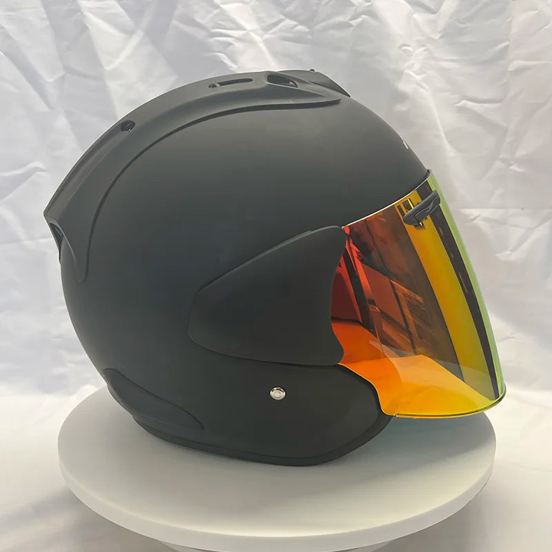 🏍️ Casque Moto Jet 3/4 – Casque Rétro Cruiser & Harley Homologué DOT/ECE