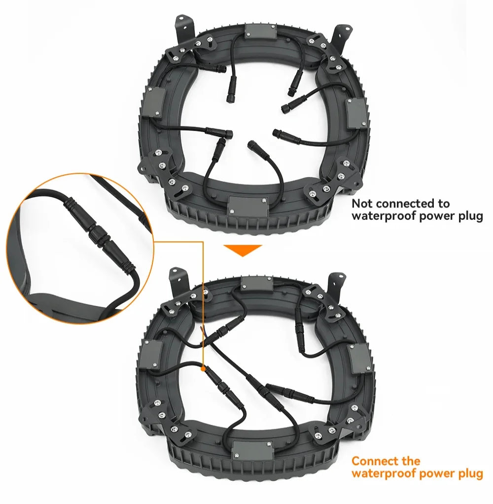 🌳 Lampe solaire LED pour arbre – Lampe pour arbre étanche IP65 (Design moderne)