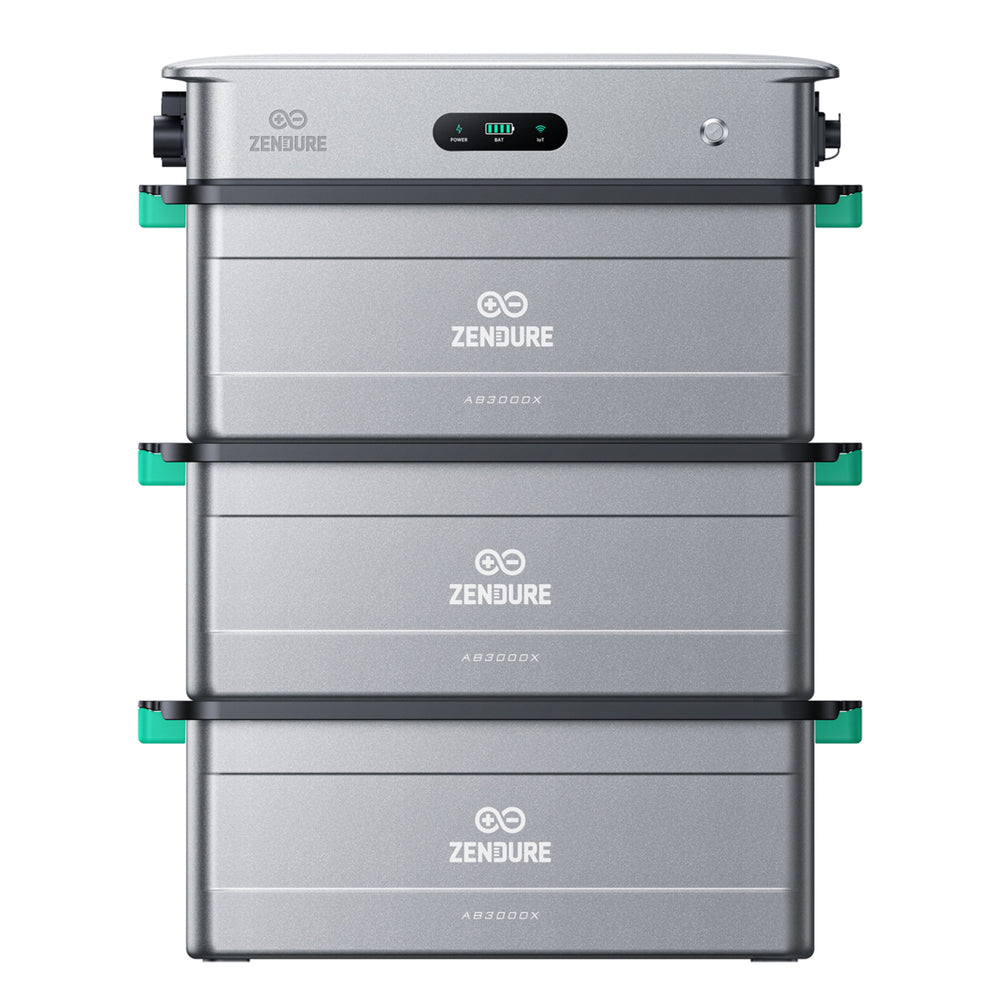 Zendure SolarFlow 2400 AC + AB3000X Smart Home Batterie mit Plug & Play
