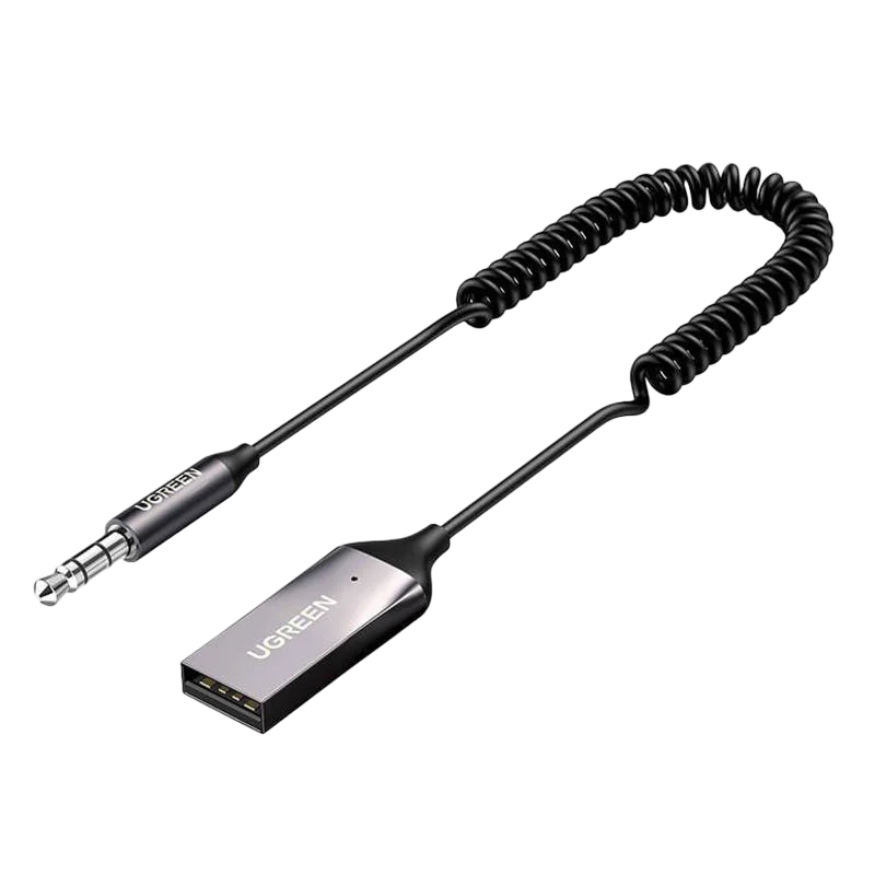 Ugreen - Bluetooth - 5.0 geluidsontvanger USB-kabel audio-adapter AUX-aansluiting zwart - (70601 - CM309)