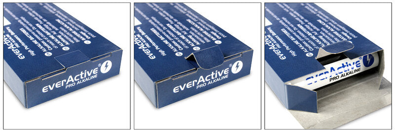 everActive Batterien AAA 10er Pack, Pro Alkaline, Micro LR03 R03 1,5 V 