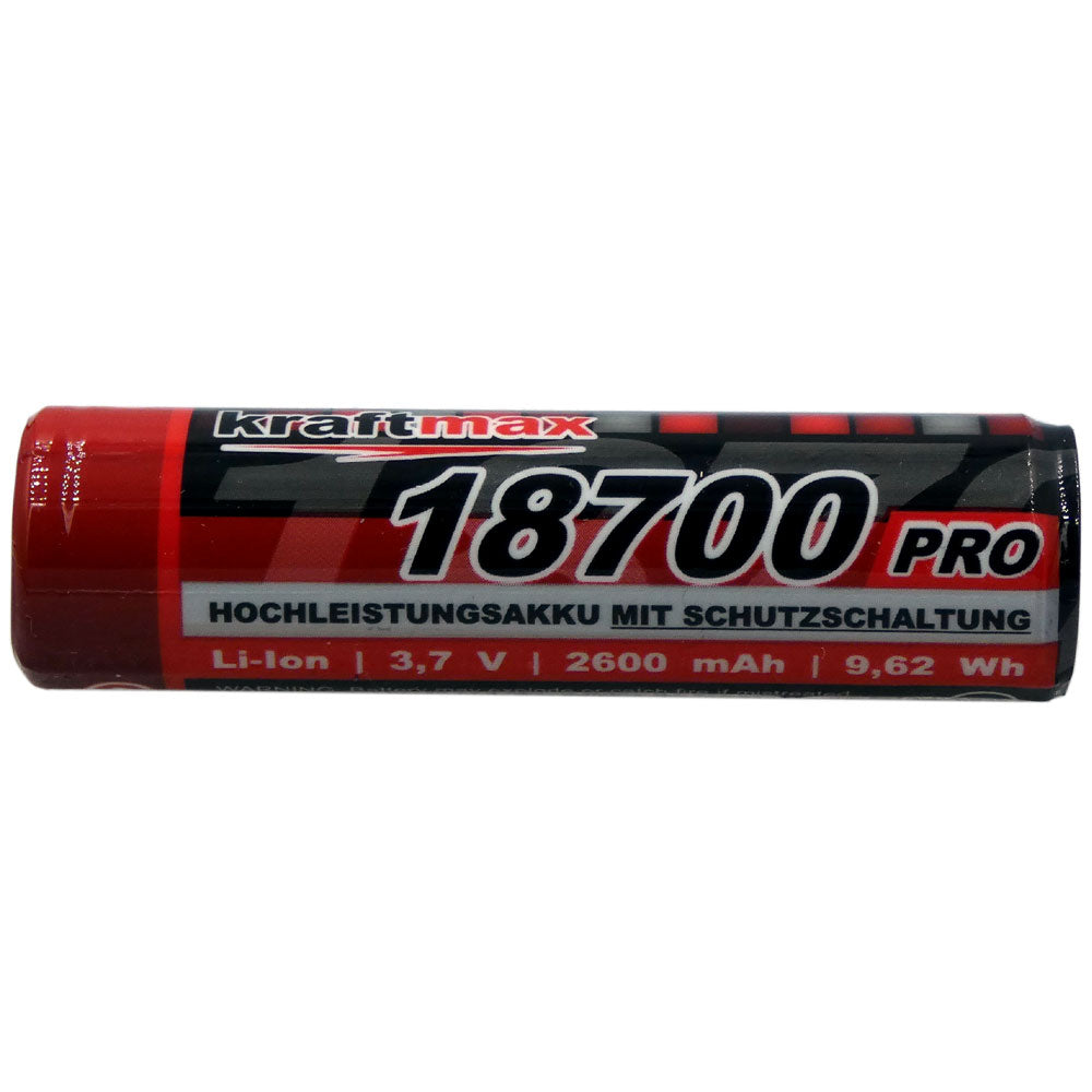 Kraftmax 18700 PRO Li-ion 3.7 V 2600 mAh