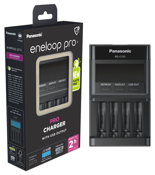 Panasonic Eneloop BQ-CC65 Schnellladegerät