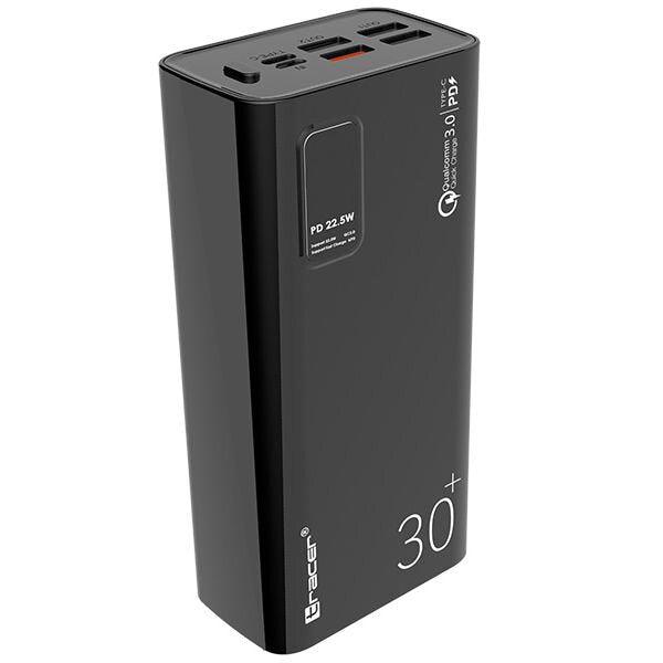 Batterie externe Tracer 47062 22,5 W QC3.0 PD 30 000 mAh