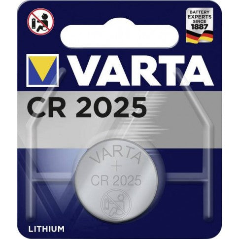 Varta Lithium-Knopfzelle CR2025 3V