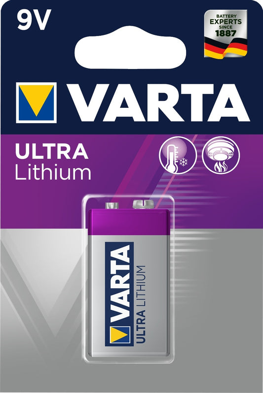 Varta 9V Ultra-Lithium-Batterie