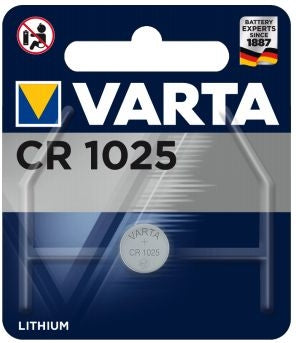 Varta Lithium-Knopfzelle CR1025 3V