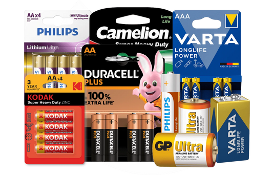 Batterijen Soorten