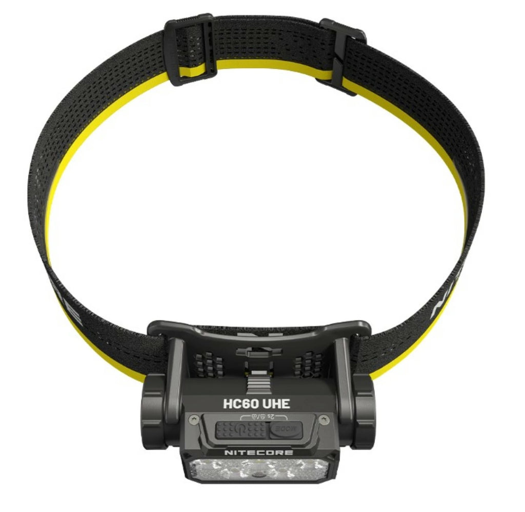 Nitecore HC60 UHE – Oplaadbare Hoofdlamp met 18650-batterij
