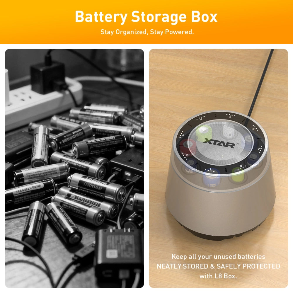 Chargeur de boîte XTAR L8
