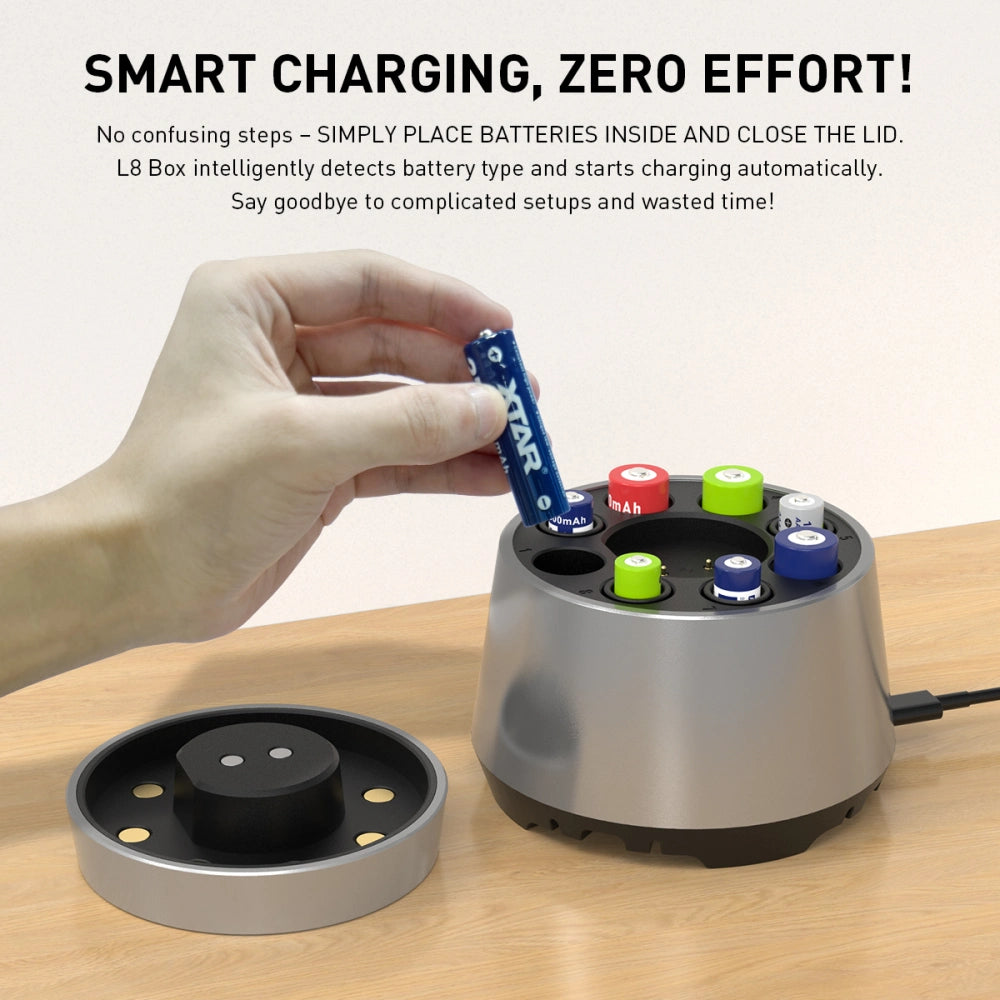Chargeur de boîte XTAR L8