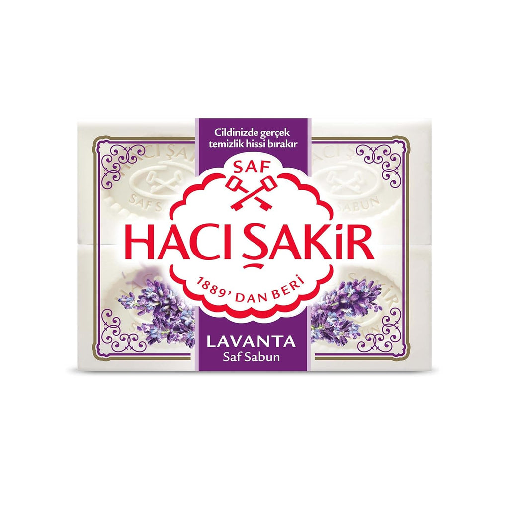 🧼 Hacı Şakir Natural Pure Soap 4x200g – Traditional Turkish Soap for Soft & Healthy Skin 🌿