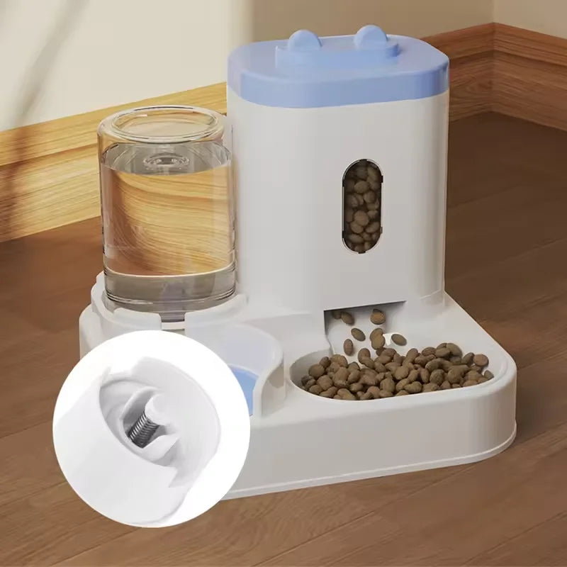Großer automatischer Futter- und Wasserspender für Hunde und Katzen
