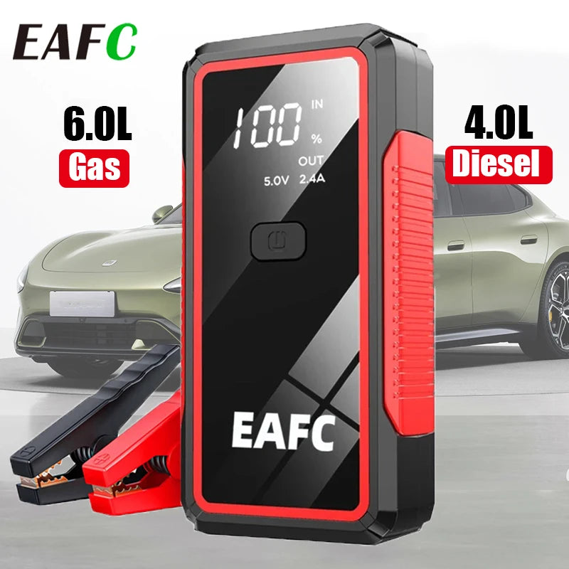 EAFC 2000A Starthilfegerät für Autos – 12V Batterieverstärker & Powerbank (600A / 2000A)