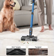 Aspirateur balai sans fil avec LED et laser – Nettoyeur puissant pour poils d'animaux