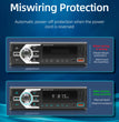 Autoradio MP3 Bluetooth MOPECT 1DIN – FM, USB, TF et AUX avec éclairage 7 couleurs