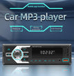 Autoradio MP3 Bluetooth MOPECT 1DIN – FM, USB, TF et AUX avec éclairage 7 couleurs