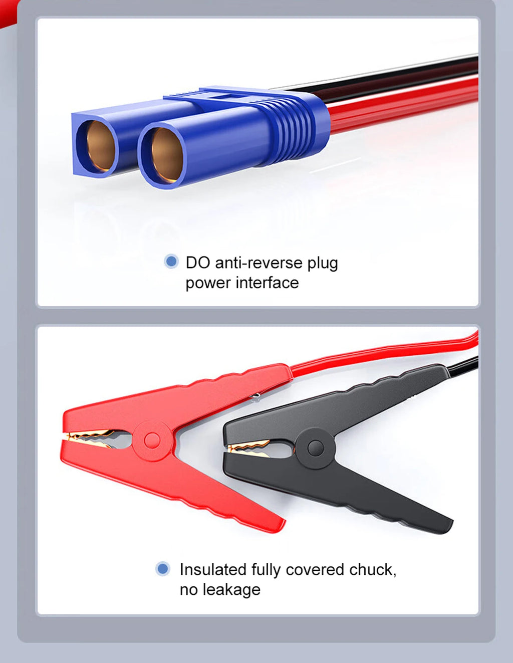 EAFC 2000A Starthilfegerät für Autos – 12V Batterieverstärker & Powerbank (600A / 2000A)
