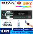 Autoradio MP3 Bluetooth MOPECT 1DIN – FM, USB, TF et AUX avec éclairage 7 couleurs