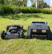 🌿 KATHER Benzin-Rasenmäher mit Fernbedienung – Professioneller Nullwendekreis-Mähroboter 🚜