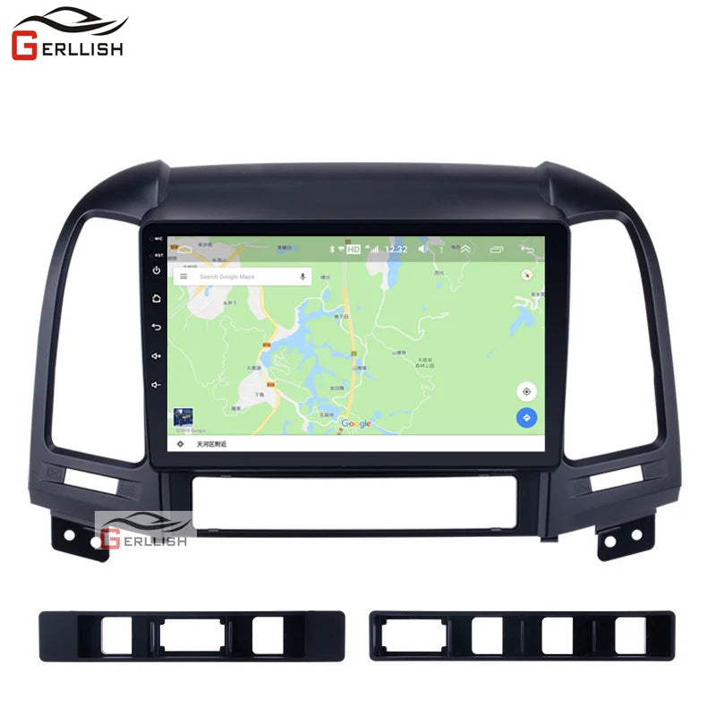 Gerllish Android Multimedia Radio voor Hyundai Santa Fe 2 (2006–2012) – GPS – 1280×720 HD