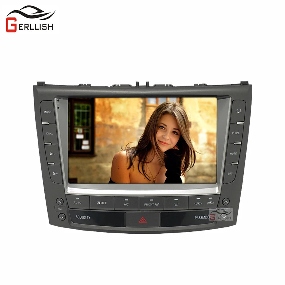 Gerllish 9” Android Multimedia Radio voor Lexus IS (2006–2012) – GPS – CarPlay (Optioneel)