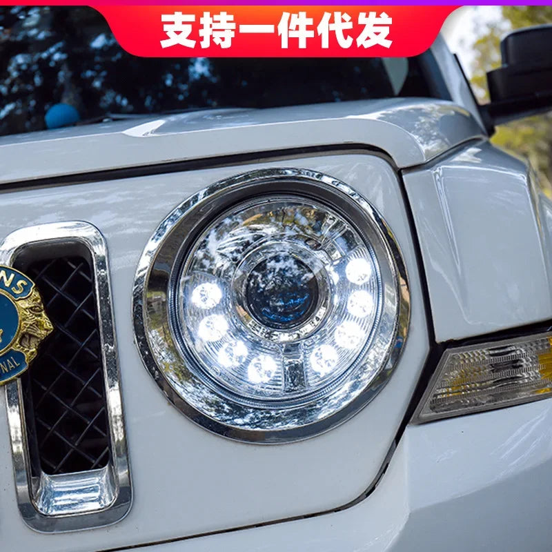 Phares au xénon avec feux de jour à LED pour Jeep Patriot (2011–2015)