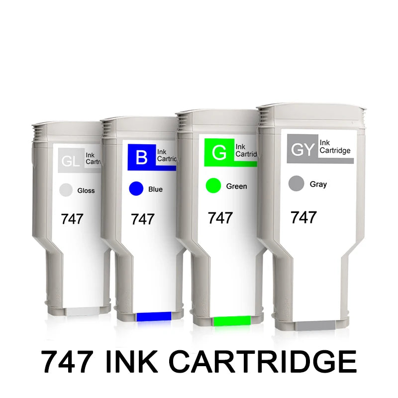 Ocbestjet HP 747 kompatible Tintenpatrone 300 ml für HP DesignJet Z9